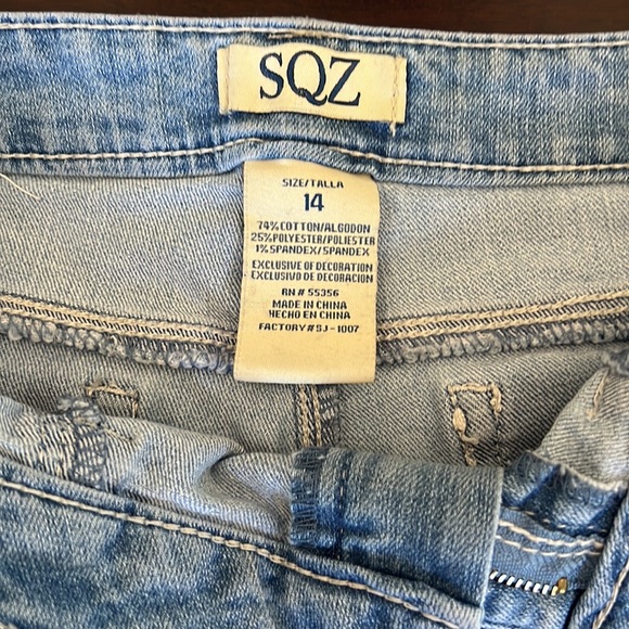 SQZ girls sz14 jeans - Picture 3 of 5